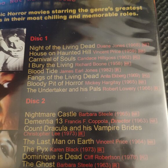 NEW Horror: 50 Movies (DVD, 8-Disc Set, Ultimate Collectors Edition) SEALED NEW - Picture 4 of 10
